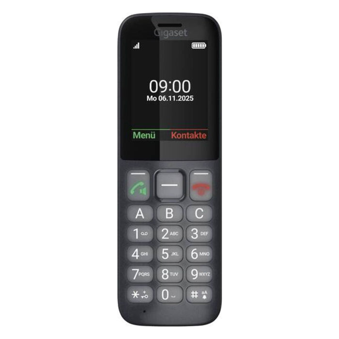 Gigaset Comfort 600 SIM 6,1 cm (2.4) 118 g Schwarz, Grau