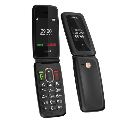 Produktbild Seniorenhandy - Gigaset GL795 7,11 cm (2.8) 142 g Schwarz Seniorentelefon
