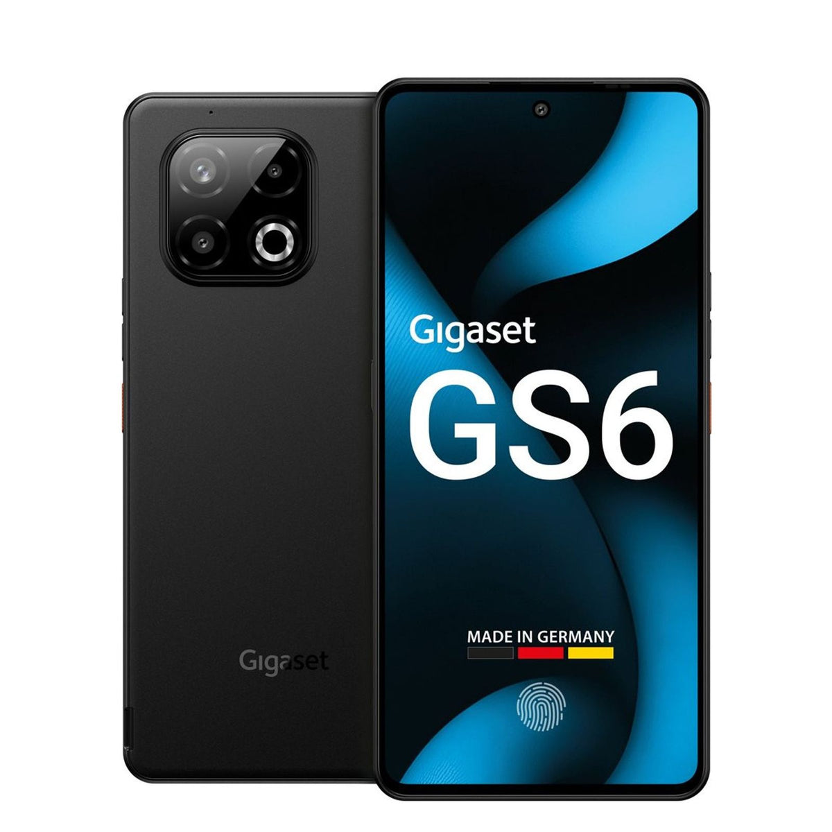 Produktbild Smartphone - Gigaset GS6 16,9 cm (6.67) Dual-SIM Android 15 5G USB Typ-C 8 GB 128 GB 5300 mAh Schwarz
