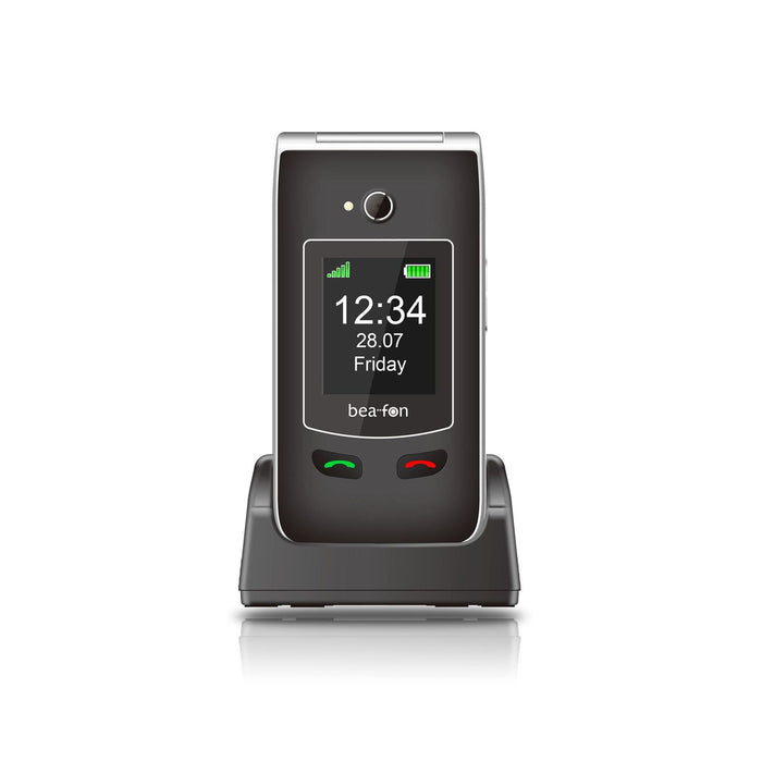 Beafon SL645plus 7,11 cm (2.8) 120 g Schwarz, Silber Kamera-Handy