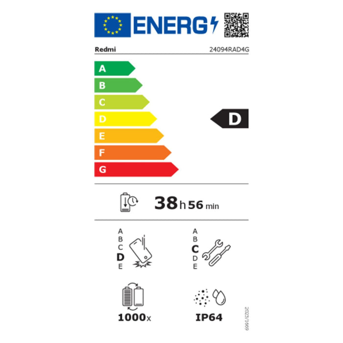 Xiaomi Redmi Note 14 5G 16,9 cm (6.67) Hybride Dual-SIM USB Typ-C 8 GB 256 GB 5110 mAh Grün