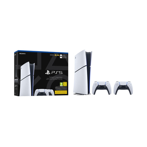 Produktbild Spielekonsole - Sony Playstation 5 Slim Digital 825 GB WLAN Schwarz, Weiß