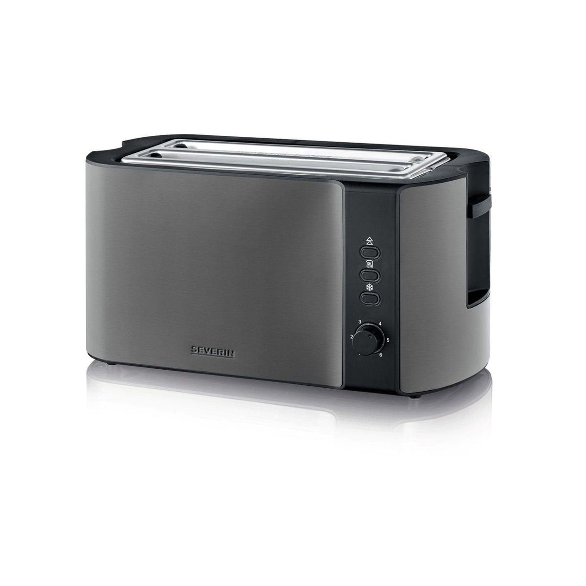 Produktbild Toaster - Severin Langschlitztoaster Dark Inox Edition AT 9341