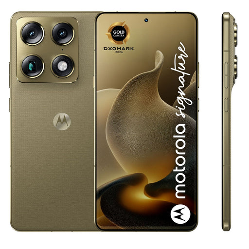 Produktbild Smartphone - motorola signature 5G Dual-SIM 512GB PANTONE Martini Olive