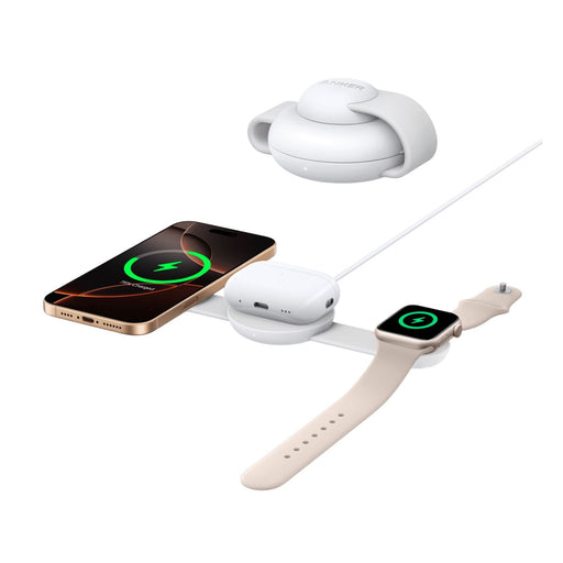 Produktbild Universal-Ladegerät - Anker B25M8H21 Ladegerät für Mobilgeräte Kopfhörer, Kopfhörer, Smartphone, Smartwatch Weiß