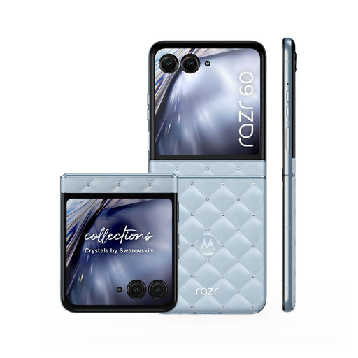 Produktbild Smartphone - motorola razr 60 5G Dual-SIM 256GB PANTONE Melt Crystal by Swarovski + moto buds Loop