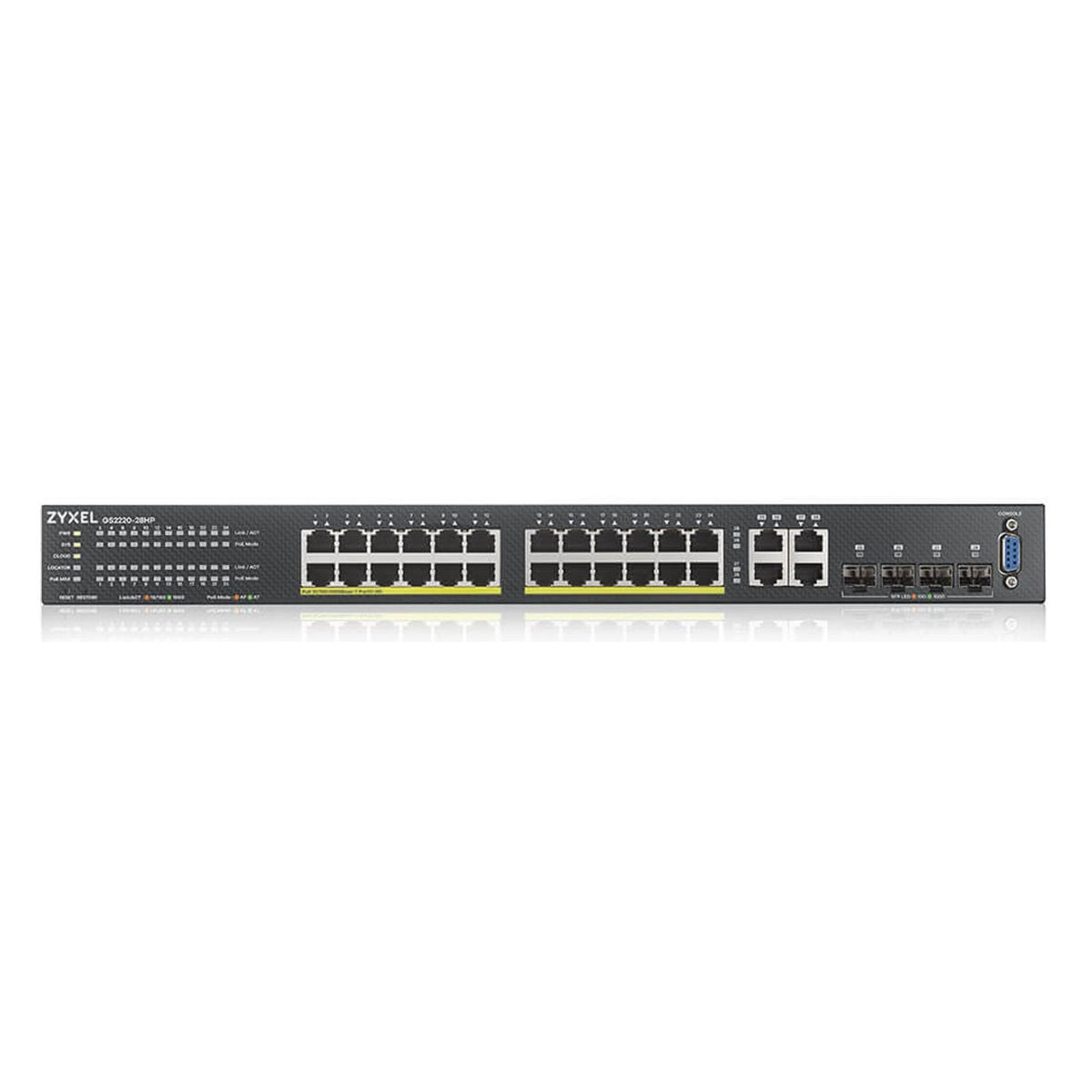 Produktbild Gigabit-Switch - Zyxel GS2220-28HP-EU0101F Netzwerk-Switch Managed L2 Gigabit Ethernet (10/100/1000) Power over