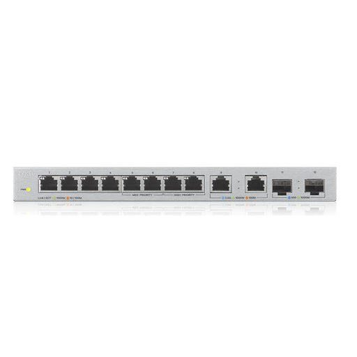 Produktbild Unmanaged Switch - Zyxel XGS1010-12-ZZ0102F Netzwerk-Switch Unmanaged Gigabit Ethernet (10/100/1000) Grau