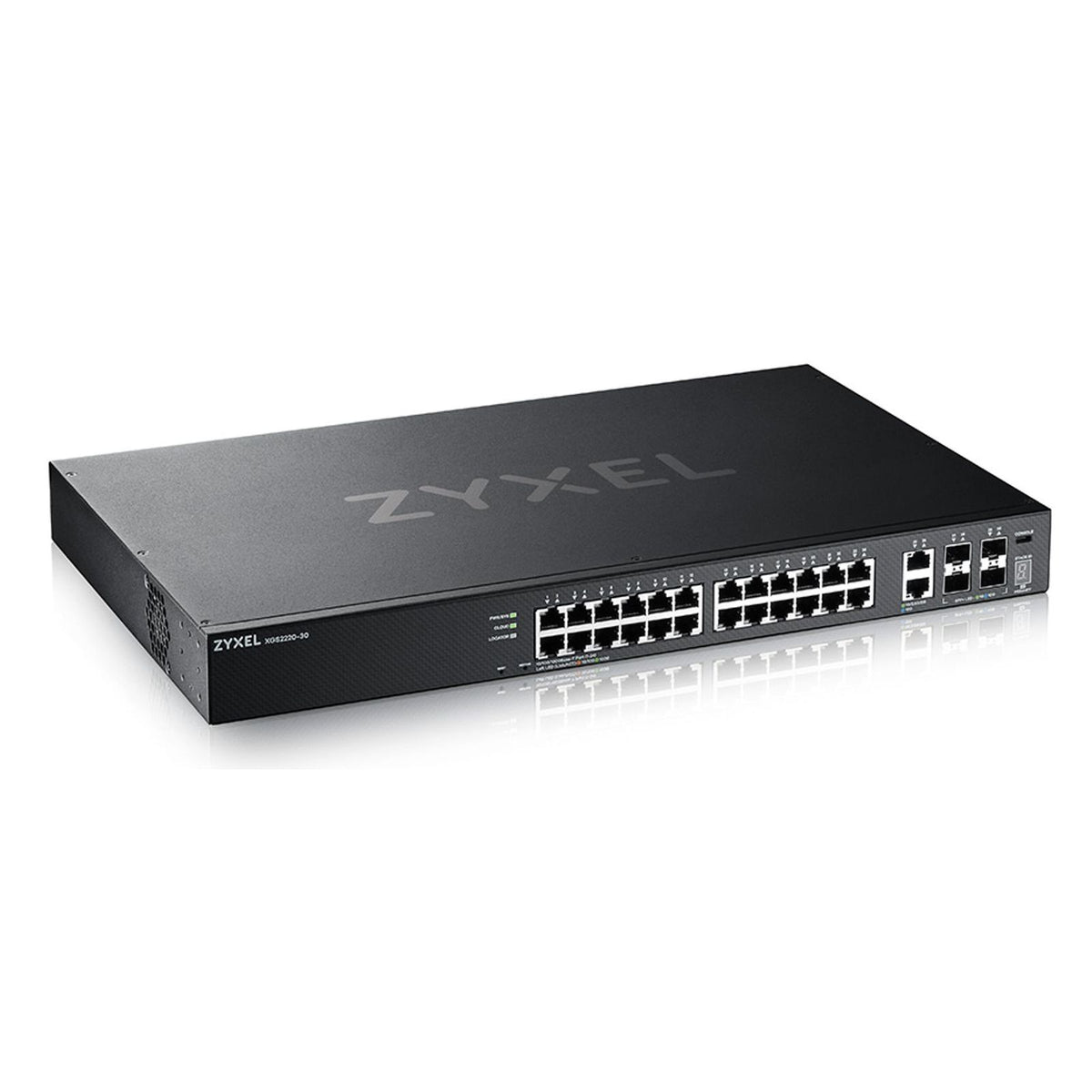 Produktbild Gigabit-Switch - Zyxel XGS2220-30 Managed L3 Gigabit Ethernet (10/100/1000) Schwarz