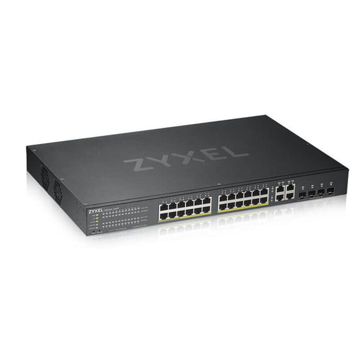 Produktbild Gigabit-Switch - Zyxel GS1920-24HPV2 Managed Gigabit Ethernet (10/100/1000) Power over Ethernet (PoE) Schwarz