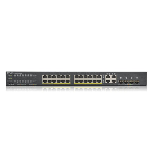 Produktbild Gigabit-Switch - Zyxel GS1920-24HPV2 Managed Gigabit Ethernet (10/100/1000) Power over Ethernet (PoE) Schwarz