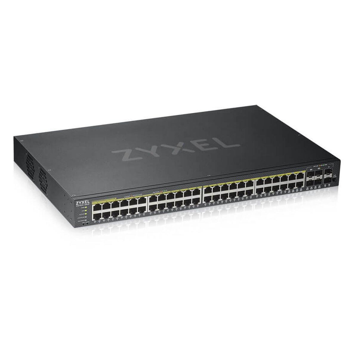 Produktbild Netzwerk-Switch - Zyxel GS1920-48HPV2 Managed Gigabit Ethernet (10/100/1000) Power over Ethernet (PoE) Schwarz