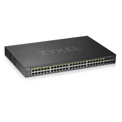 GS1920-48HPV2 Managed Gigabit Ethernet (10/100/1000) Power over Ethernet (PoE) Schwarz