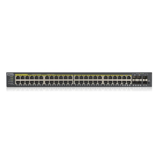 Produktbild Netzwerk-Switch - Zyxel GS1920-48HPV2 Managed Gigabit Ethernet (10/100/1000) Power over Ethernet (PoE) Schwarz