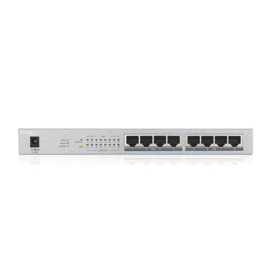 Produktbild Unmanaged Switch - Zyxel GS1008HP Unmanaged Gigabit Ethernet (10/100/1000) Power over Ethernet (PoE) Grau