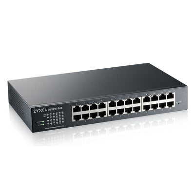 GS1915-24E Managed L2 Gigabit Ethernet (10/100/1000) 1U Schwarz
