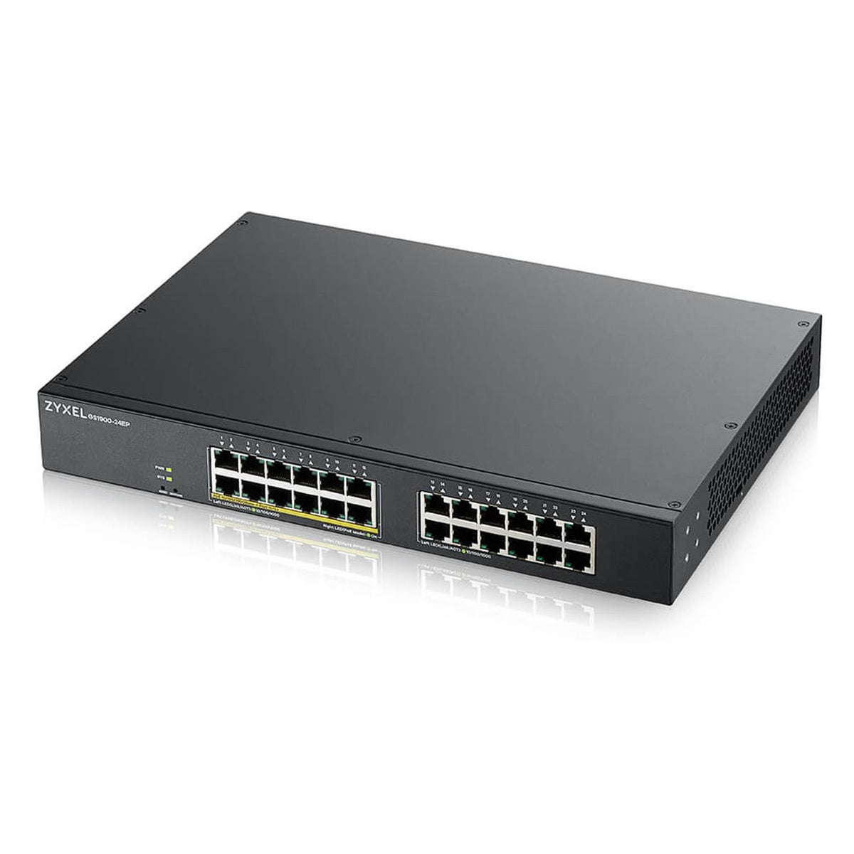 Produktbild Gigabit-Switch - Zyxel GS1900-24EP Managed L2 Gigabit Ethernet (10/100/1000) Power over Ethernet (PoE) Schwarz