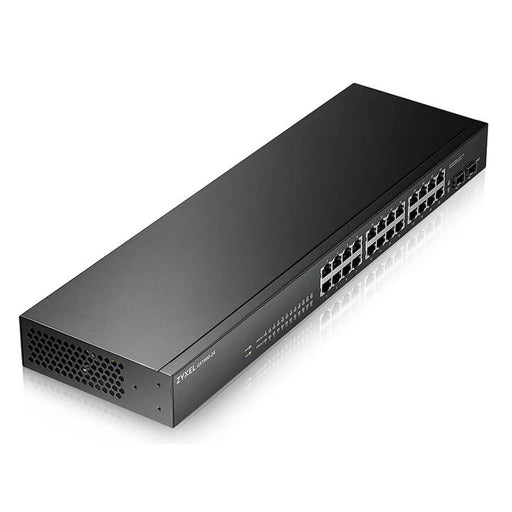 Produktbild Gigabit-Switch - Zyxel GS-1900-24 v2 Managed L2 Gigabit Ethernet (10/100/1000) 1U Schwarz