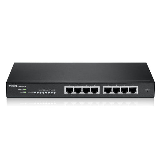 Produktbild Gigabit-Switch - Zyxel GS1915-8 Managed L2 Gigabit Ethernet (10/100/1000) Schwarz
