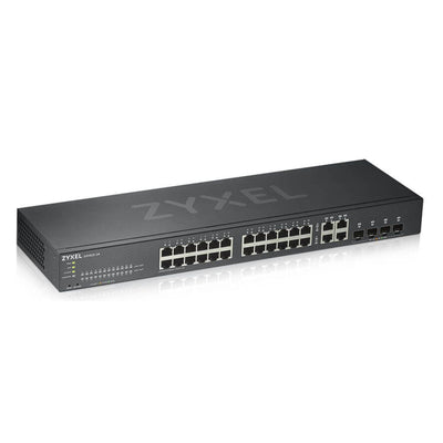 GS1920-24V2 Managed Gigabit Ethernet (10/100/1000) Schwarz