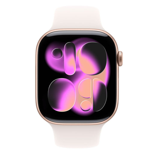 Produktbild Smartwatch - Apple Watch Series 11 GPS 46mm Aluminium Rose Gold Sport Band Light Blush M/L