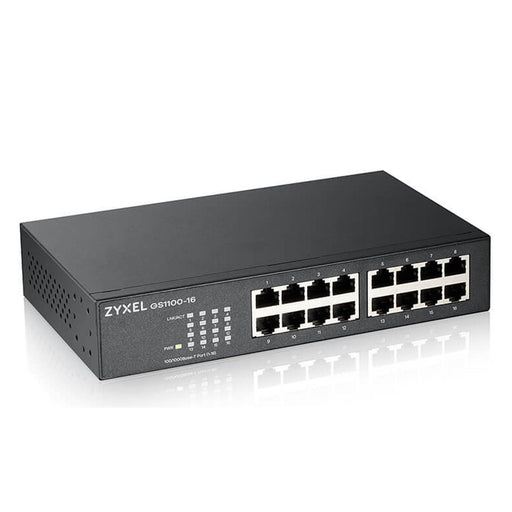 Produktbild Unmanaged Switch - Zyxel GS1100-16 Unmanaged Gigabit Ethernet (10/100/1000)