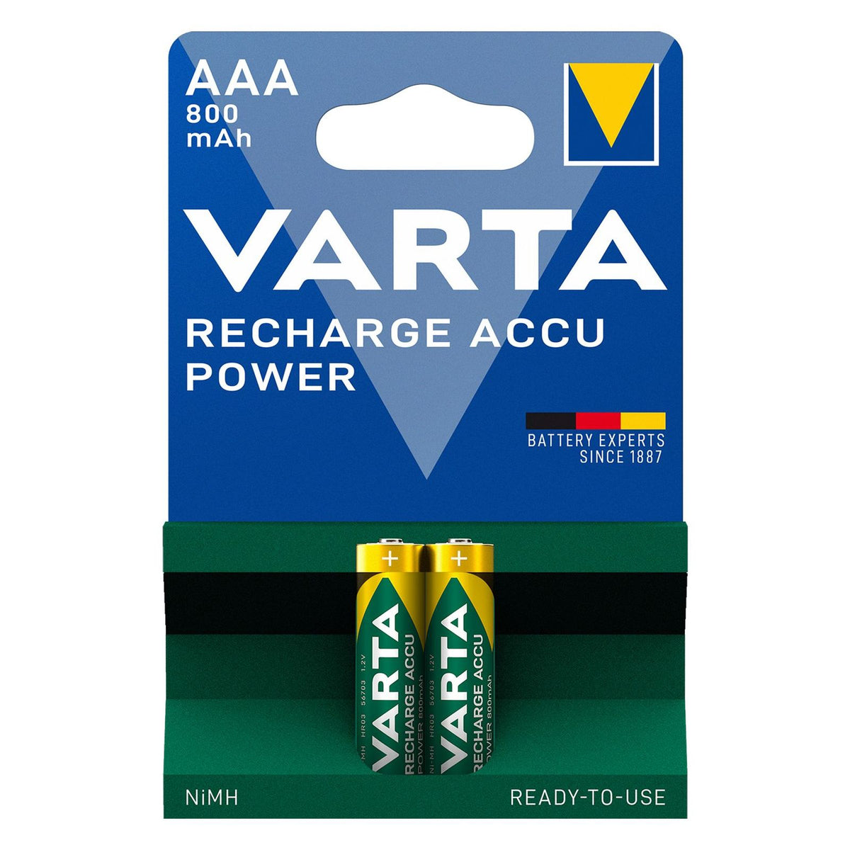 Produktbild Akku - Varta 56703 Wiederaufladbarer Akku AAA Nickel-Metallhydrid (NiMH)