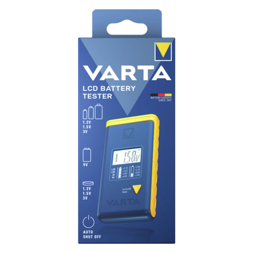 Produktbild Multimeter - Varta LCD Battery Tester Batterietester Blau, Gelb