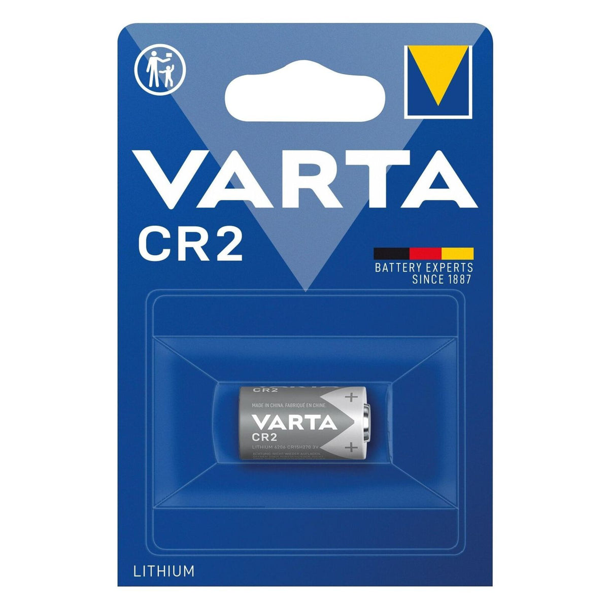 Produktbild Batterie - Varta Fotobatterie CR2 Lithium 3V 920 mAh