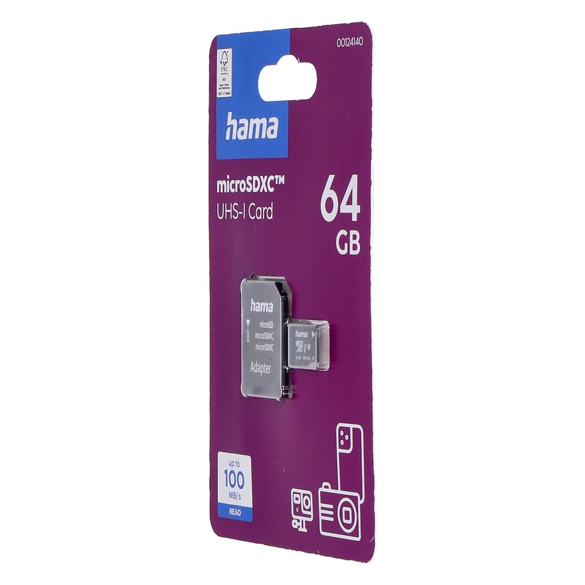 Produktbild Speicherkarte - Hama microSDXC 64GB UHS-I Klasse 10