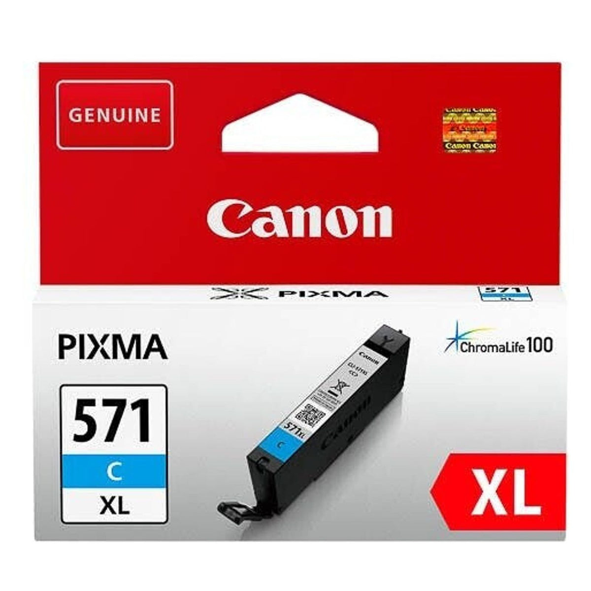 Produktbild Tintenpatrone - Canon CLI-571XL Tinte Cyan mit hoher Reichweite