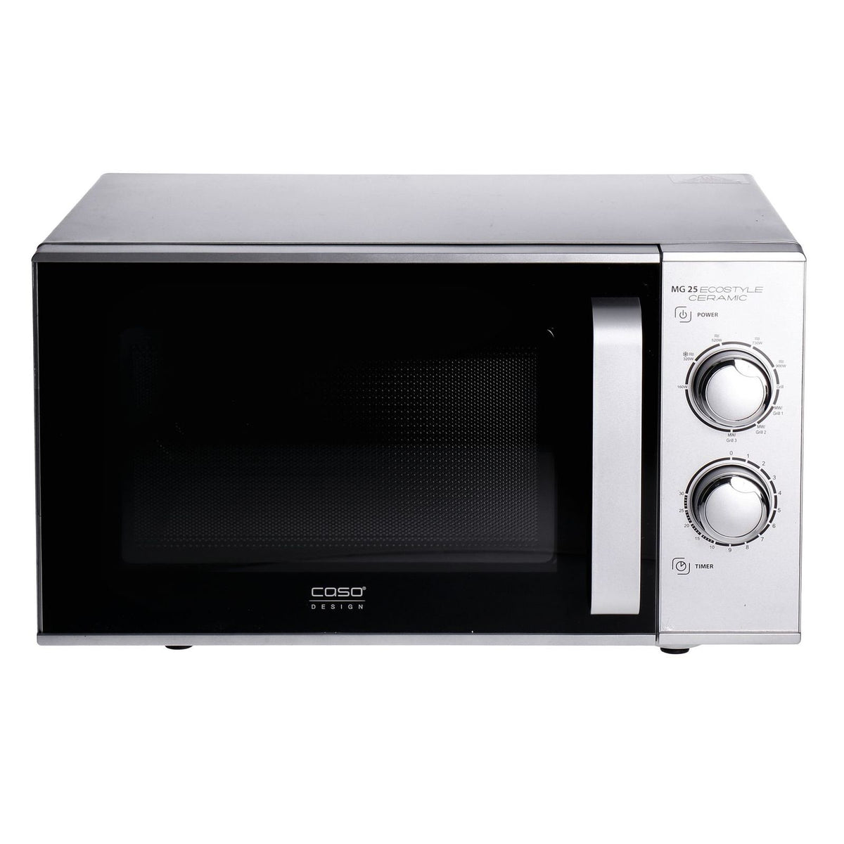 Produktbild Mikrowelle - Caso MG25 Ecostyle Ceramic Kombi-Mikrowelle silber