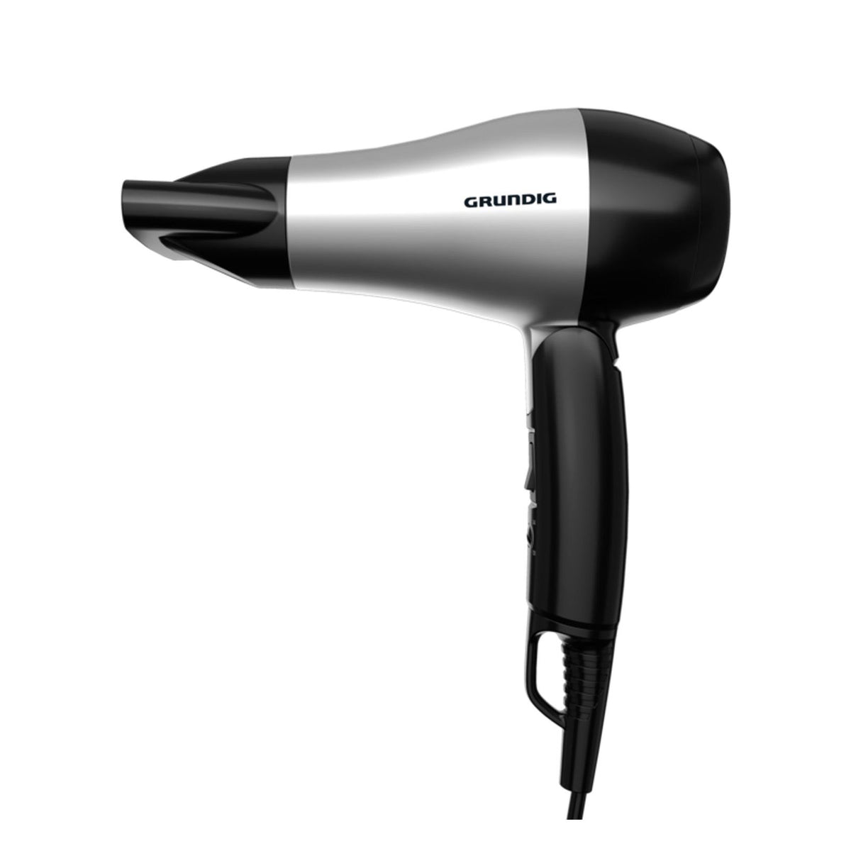 Produktbild Reisehaartrockner - Grundig HD 2200 Haartrockner 1200 W Schwarz, Silber