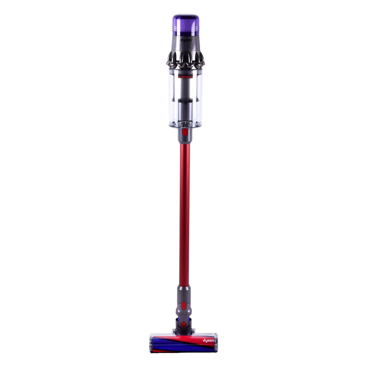 Produktbild Akku-Stielstaubsauger - Dyson V11 Fluffy 2-in-1-Stabstaubsauger Akku Trocken Beutellos Nickel, Rot