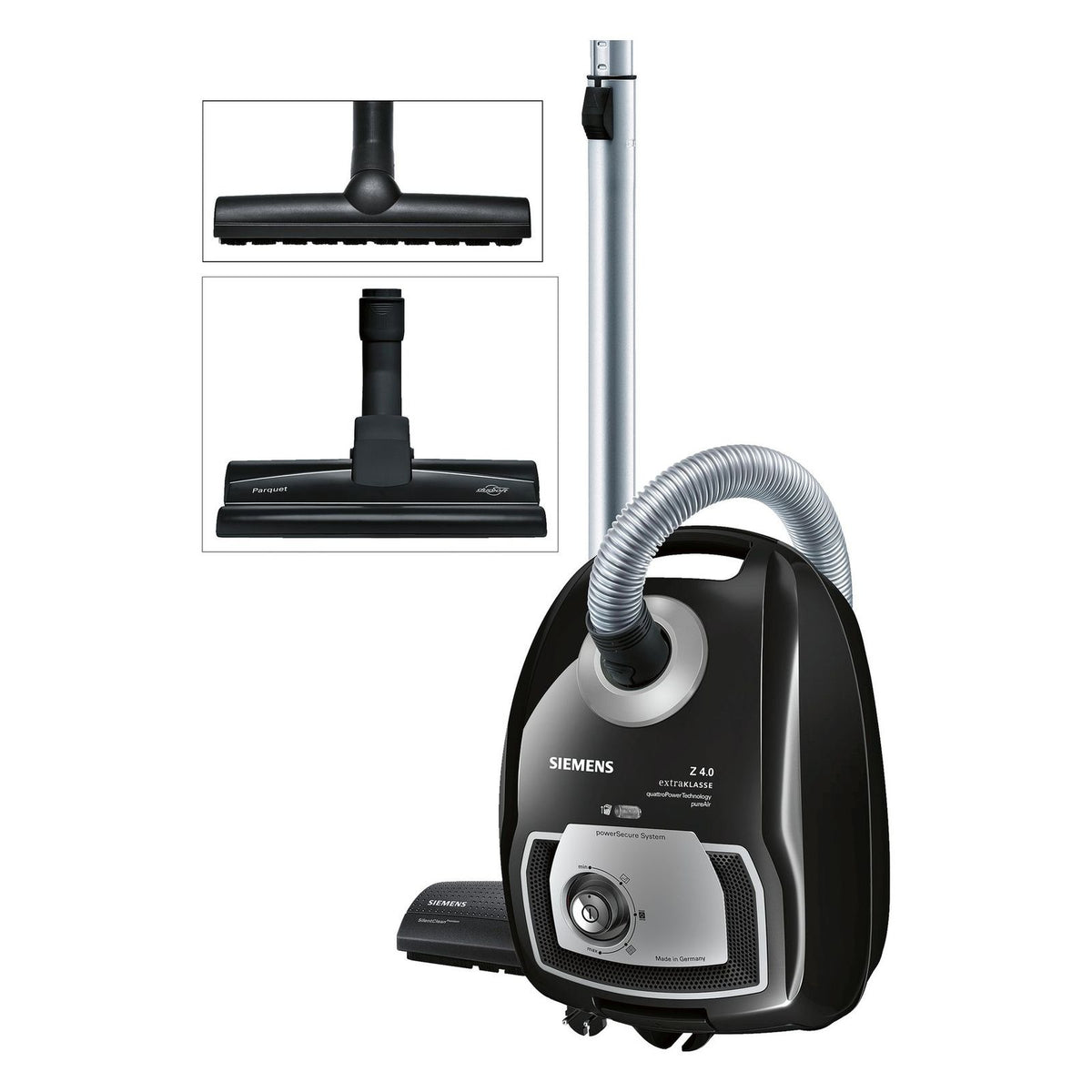 Produktbild Staubsauger - Siemens VSZ4GMJUBI Staubsauger 4 l Zylinder-Vakuum Trocken 600 W Staubbeutel