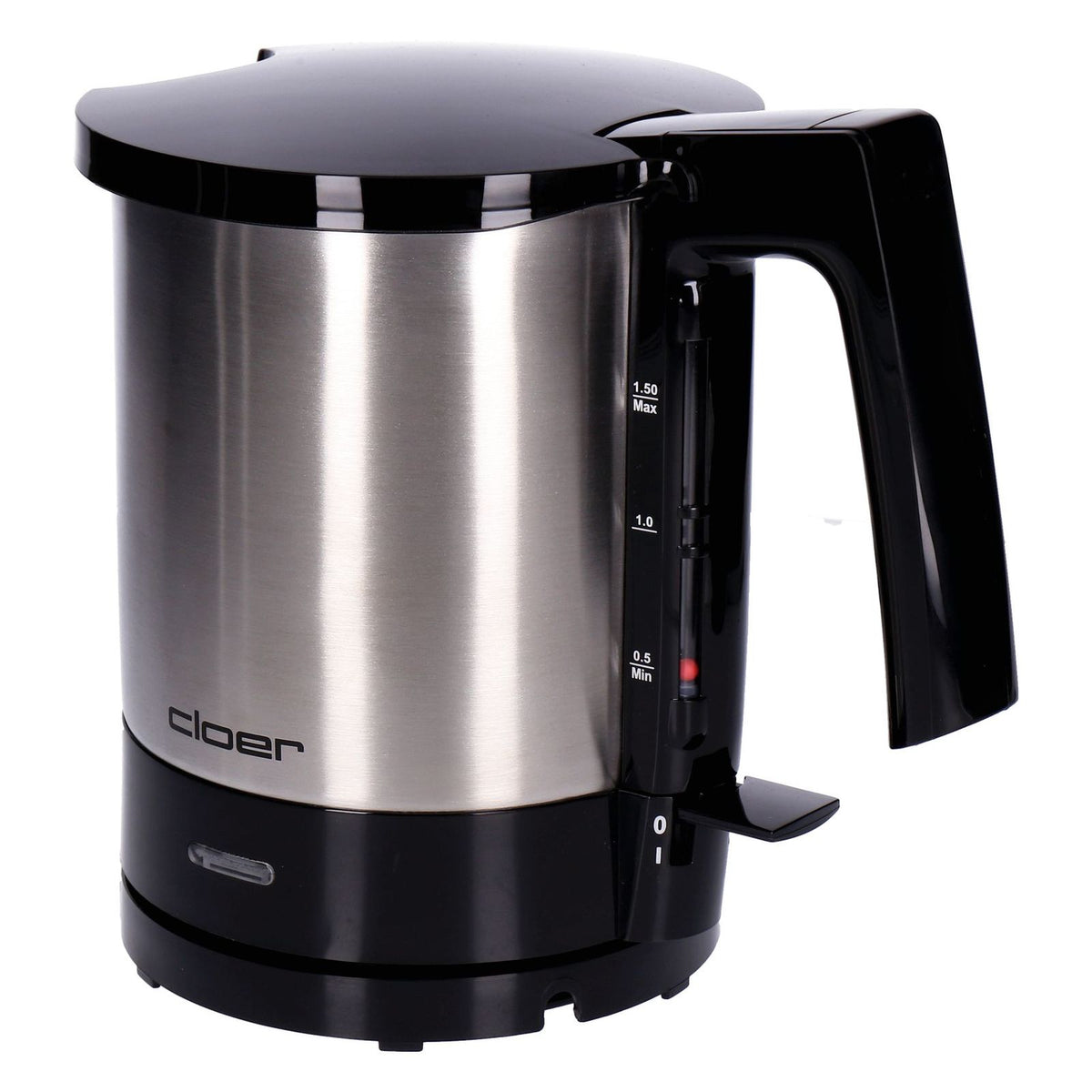 Produktbild Wasserkocher - Cloer Wasserkocher 4710 1,5L Edelstahl/Schwarz
