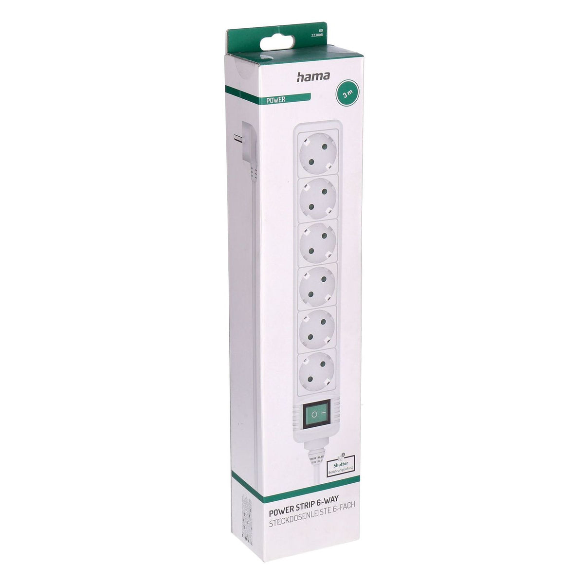 Produktbild Smarte Steckdose - Hama 00223008 Intelligente Steckerleiste 6 AC-Ausgänge 3 m