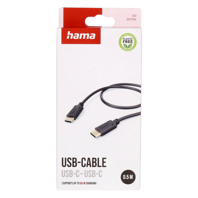 00201706 USB C Kabel Max.60W Gbit/s Schwarz