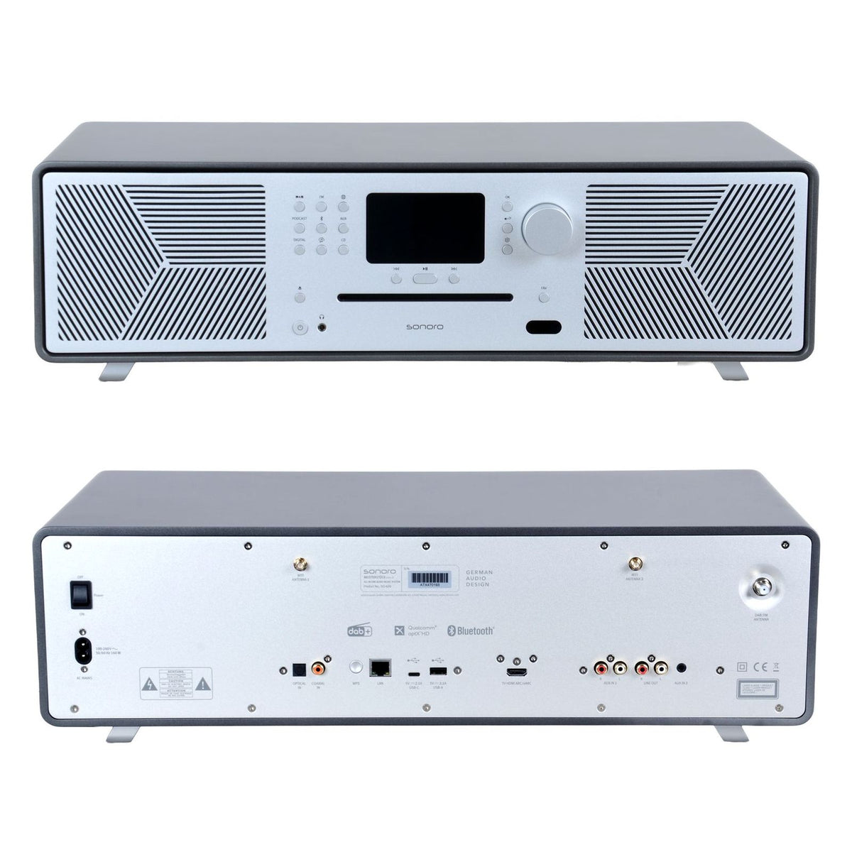 Produktbild Audio-System - Sonoro Meisterstück (Gen. 2) Kompaktanlage Graphit, Silber