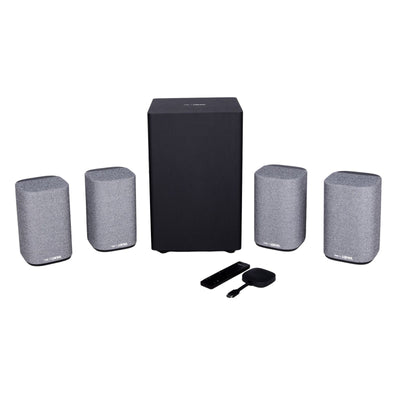 We. BOOST Heimkinosystem, Lautsprecher Dolby Atmos, kabellos grau
