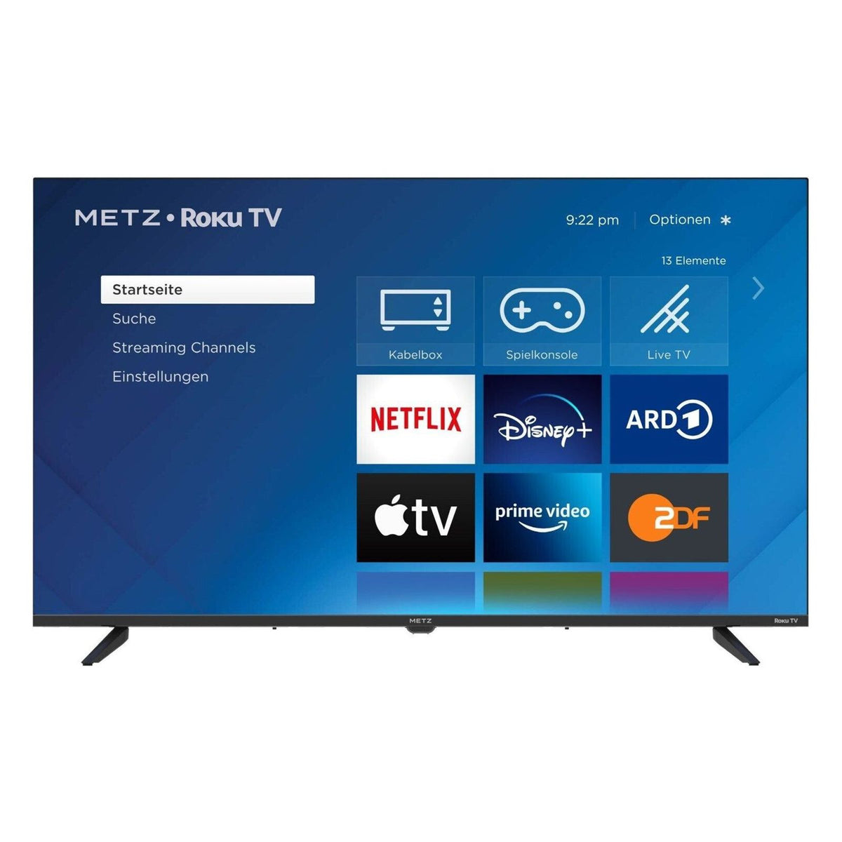 Produktbild LED-Fernseher - Metz Blue 32MTE3001Z 32 Zoll HD Ready Smart TV LED Triple Tuner Fernseh.