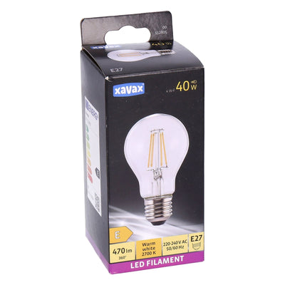 LED-Filament E27, 470lm