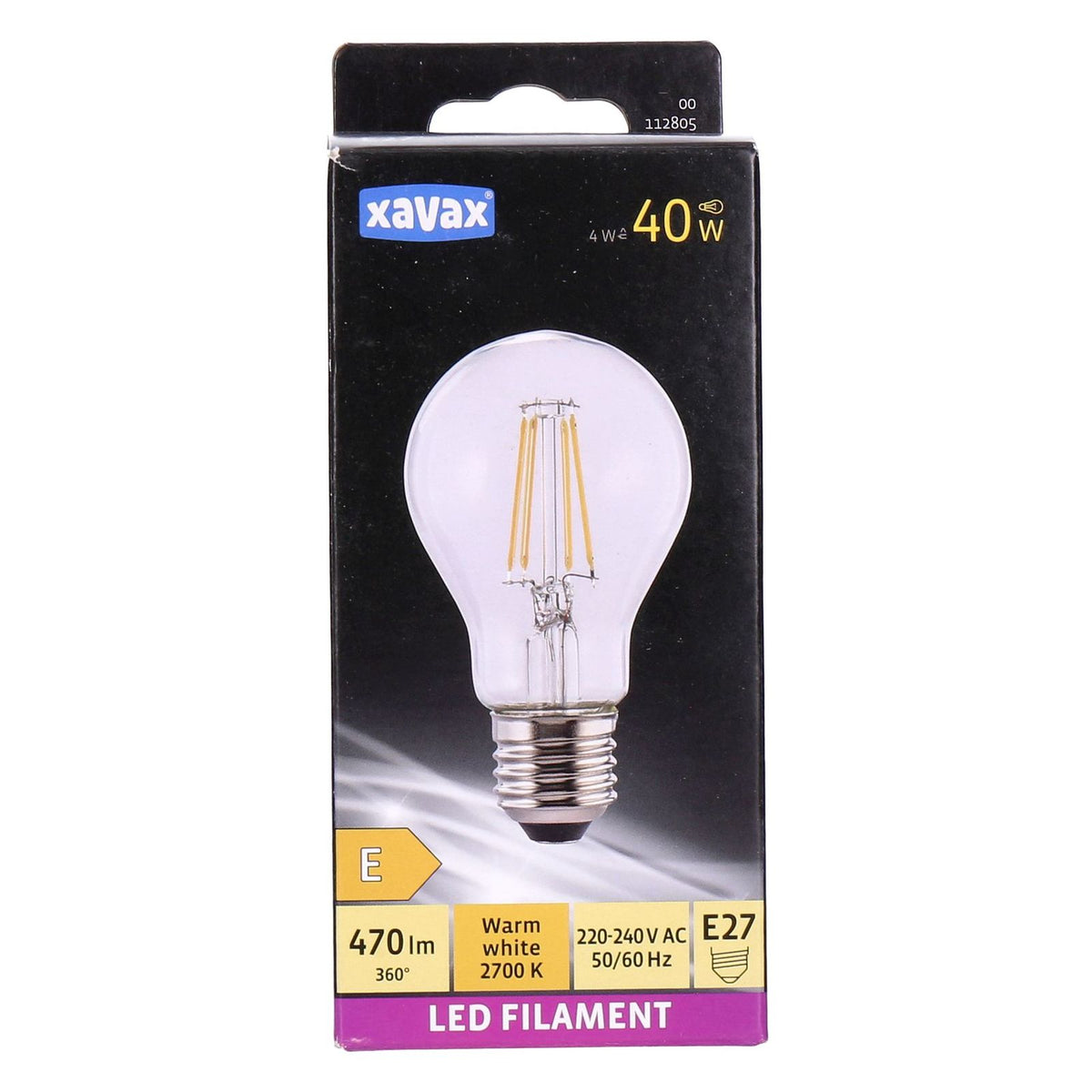 Produktbild LED-Filament - LED-Filament E27, 470lm
