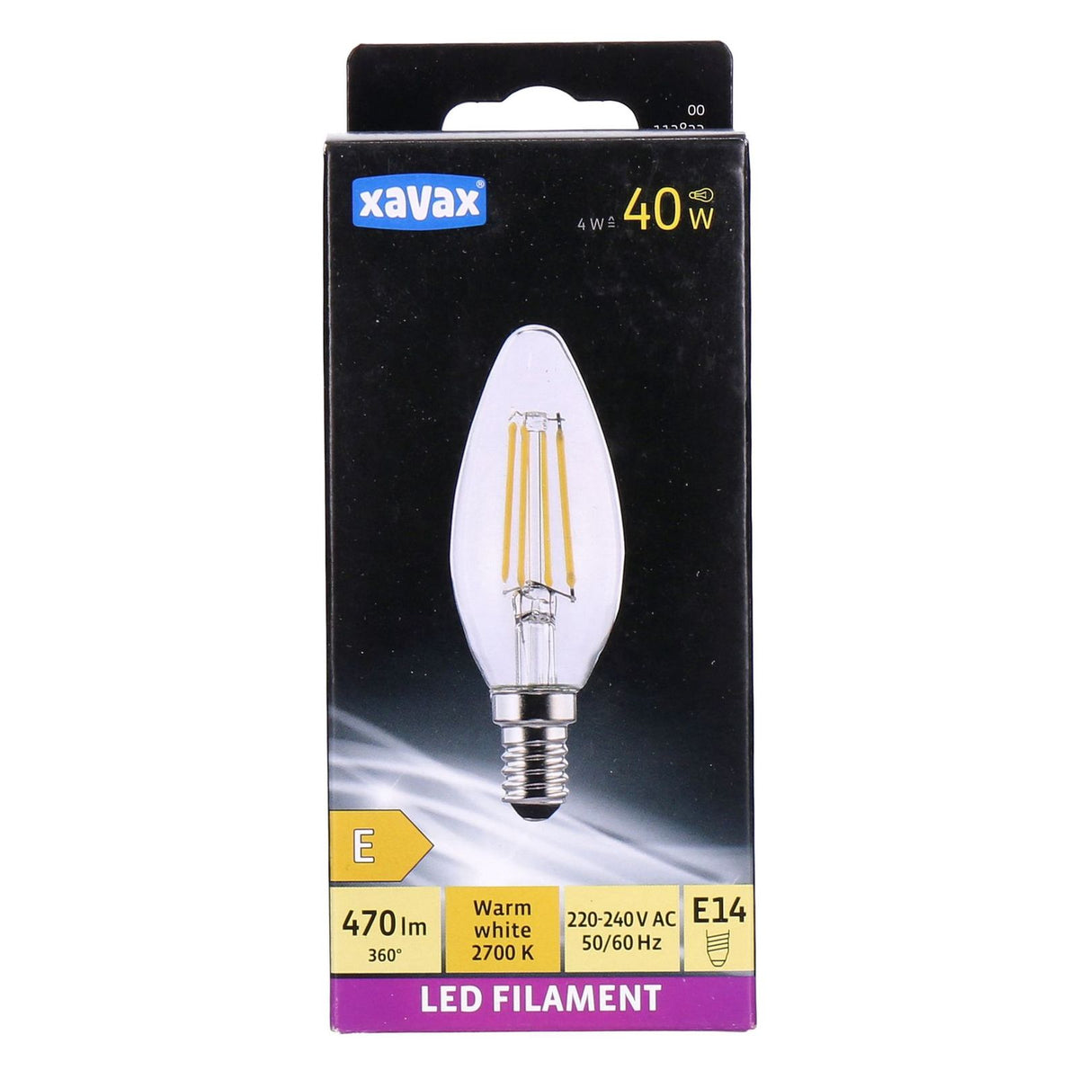 Produktbild Spezialleuchtmittel - Hama 00112823 energy-saving lamp Warmweiß 2700 K 4 W E14 E