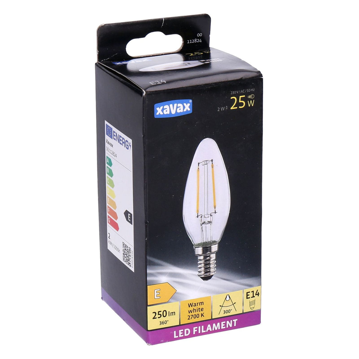 Produktbild LED-Filament - LED-Filament E14, 250lm Kerze
