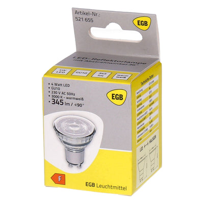 LED-Lampe GU10 4W 345lm 3000K