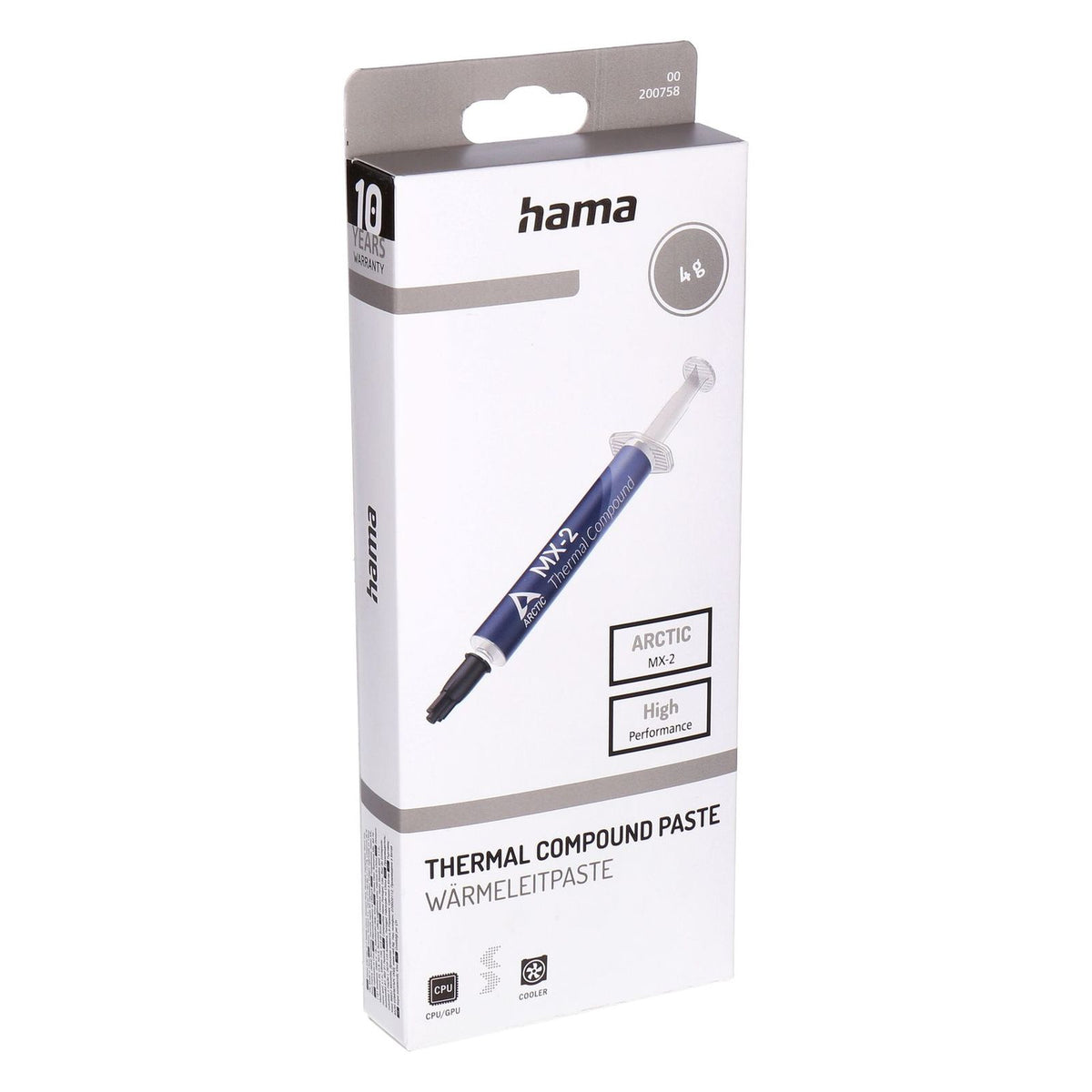 Produktbild Wärmeleitpaste - Hama 00200758 Wärmeleitpaste 4 g