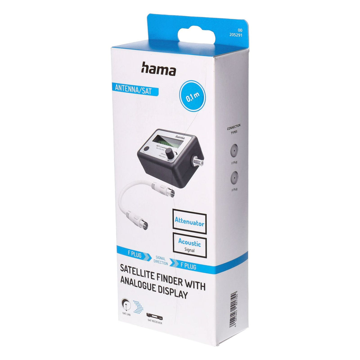 Produktbild Satfinder - Hama 00205291 Satellitenfinder Eingebautes Display Analog 1 Stück(e)