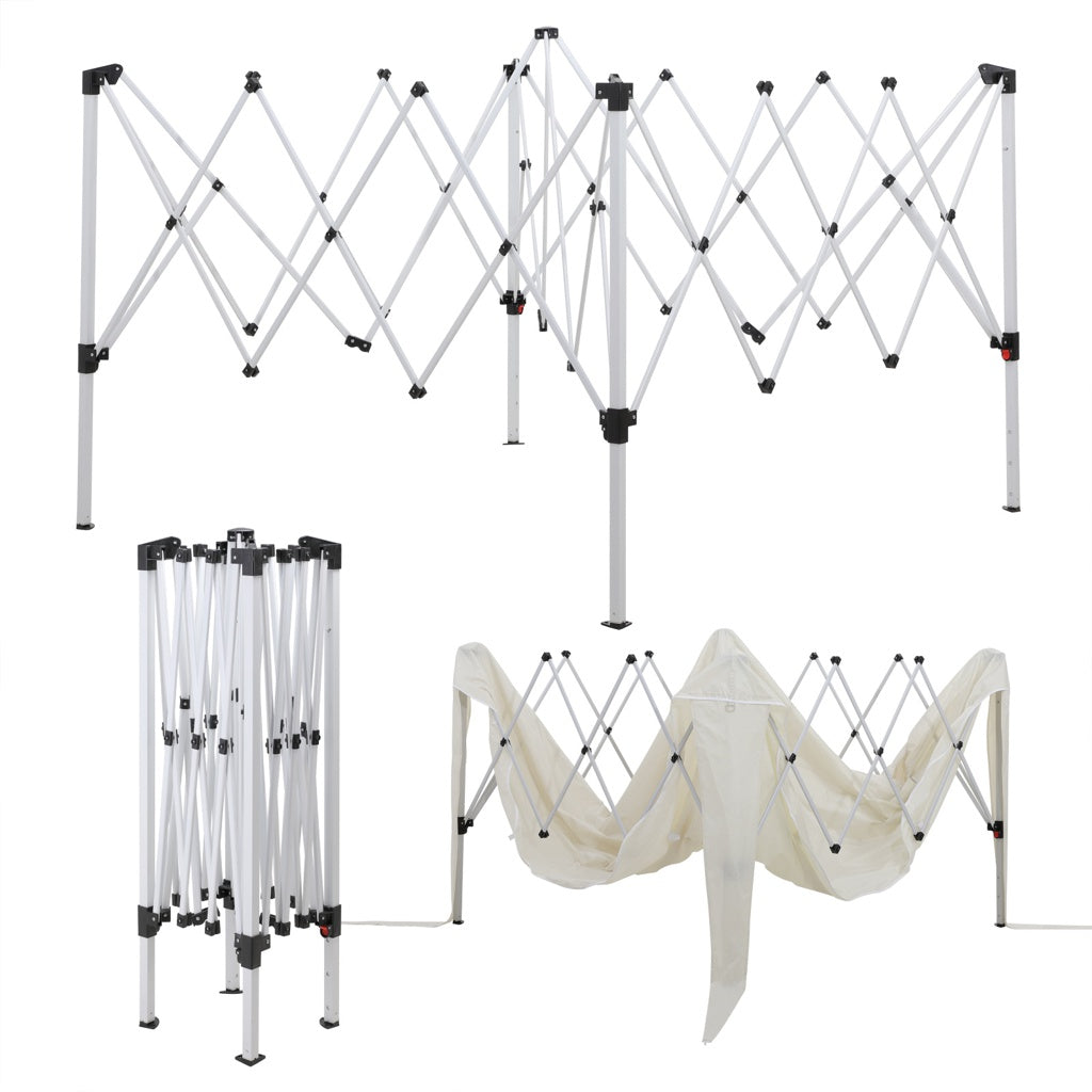 Klappmechanismus des TP Faltpavillon in beige