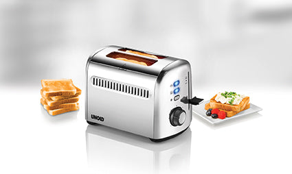 Unold 38326 Toaster 2er Retro edelstahl